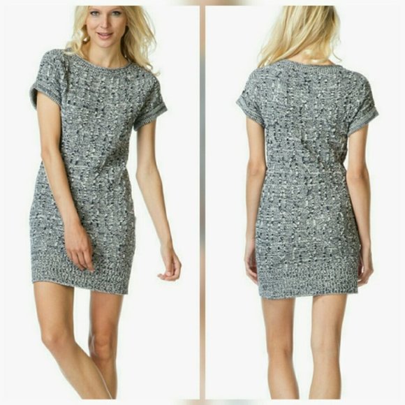 *SOLD* Rag and Bone Grey/Black/Navy Knit Dress - Picture 1 of 11